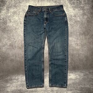Levi's 505 Mens Jeans Blue Wash Straight Leg Size 34x30